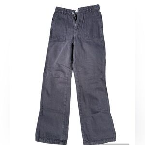 Zara High Waist Black Pants - Small